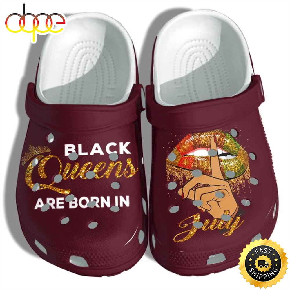 Black Queen July Birthday Crocs Shoes Clogs Merch Gifts – 