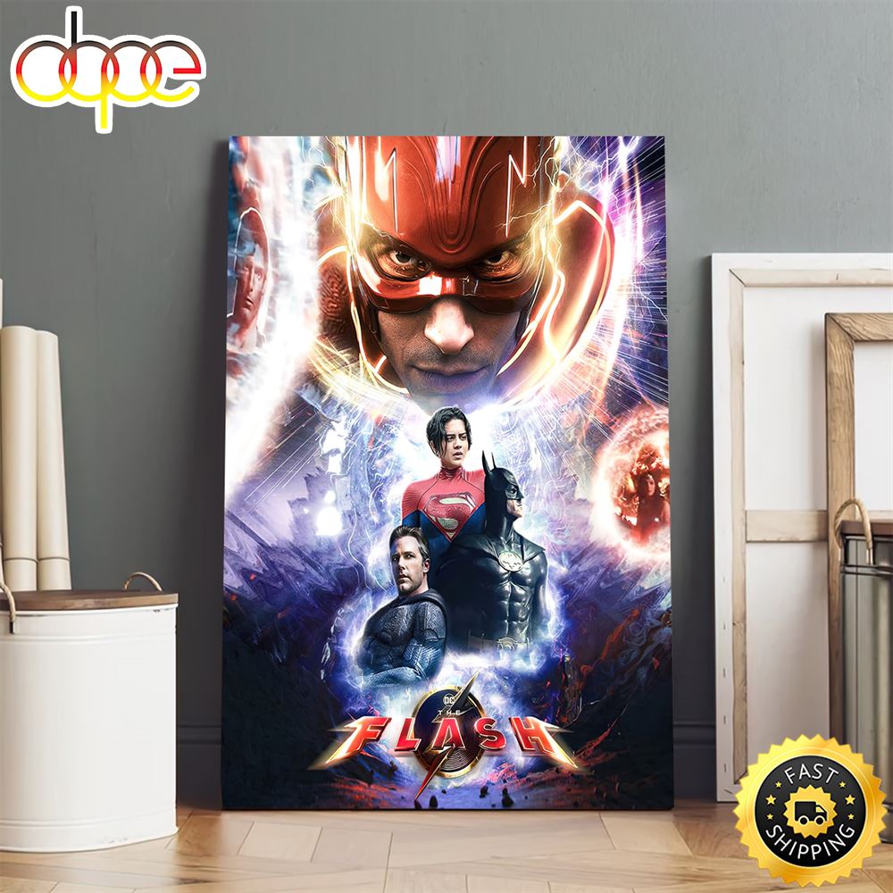 Dc Studios The Flash Poster Canvas