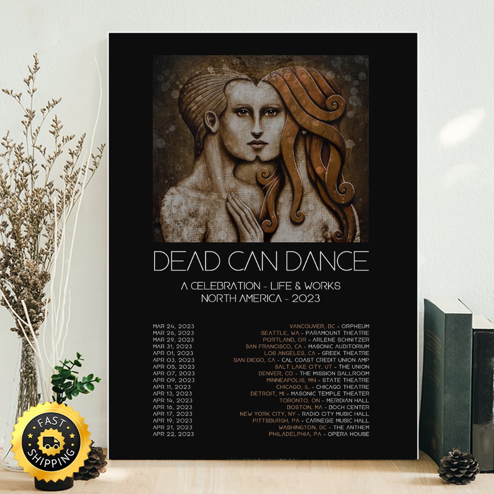 Dead Can Dance Announced New North American 2023 Poster Canvas