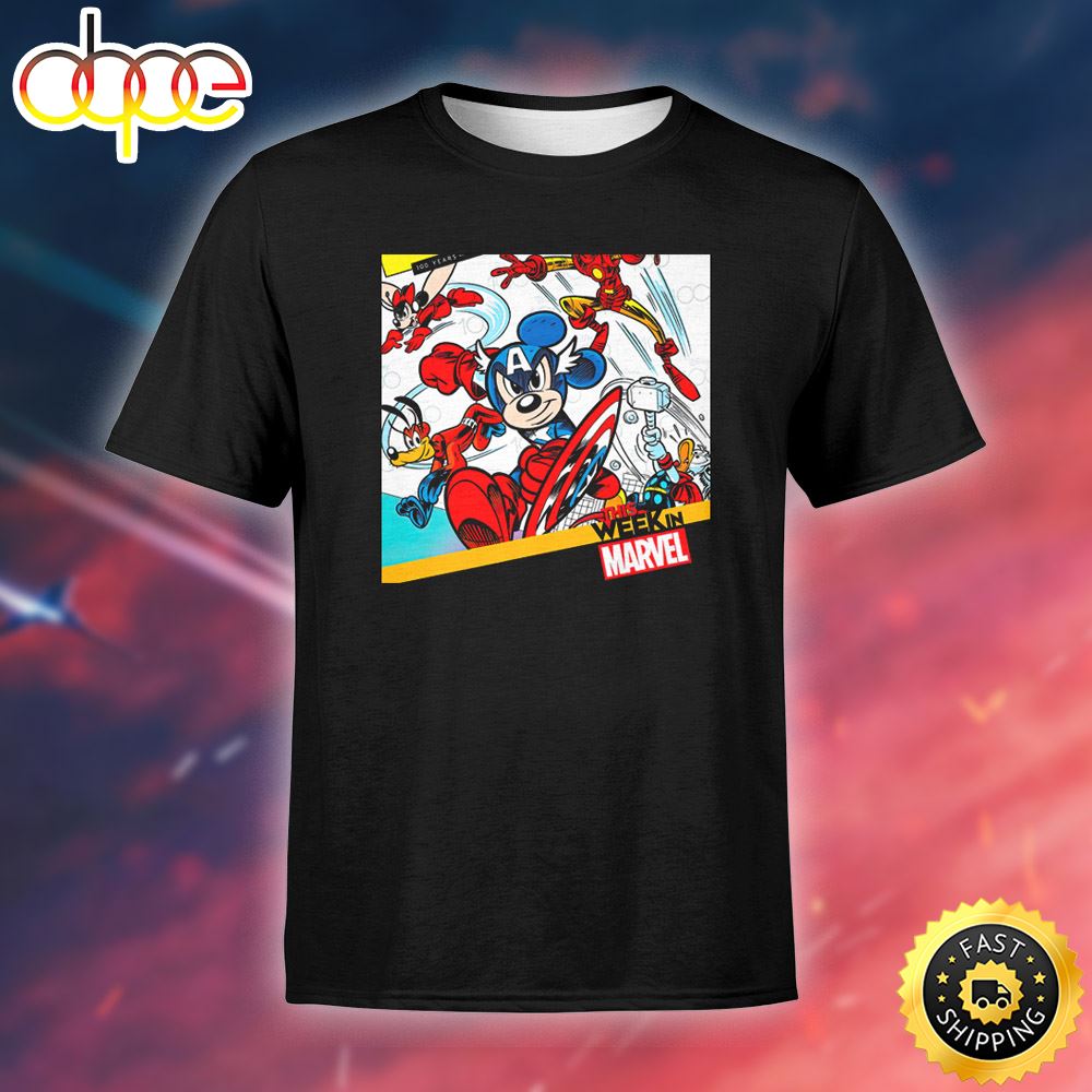 Disney & Marvel Mickey And Friends Were Avengers Unisex T-shirt