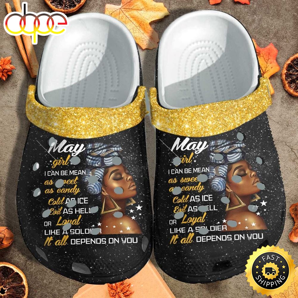 Custom Black Girl God Says You Are Crocs Clog Shoes - Jomagift