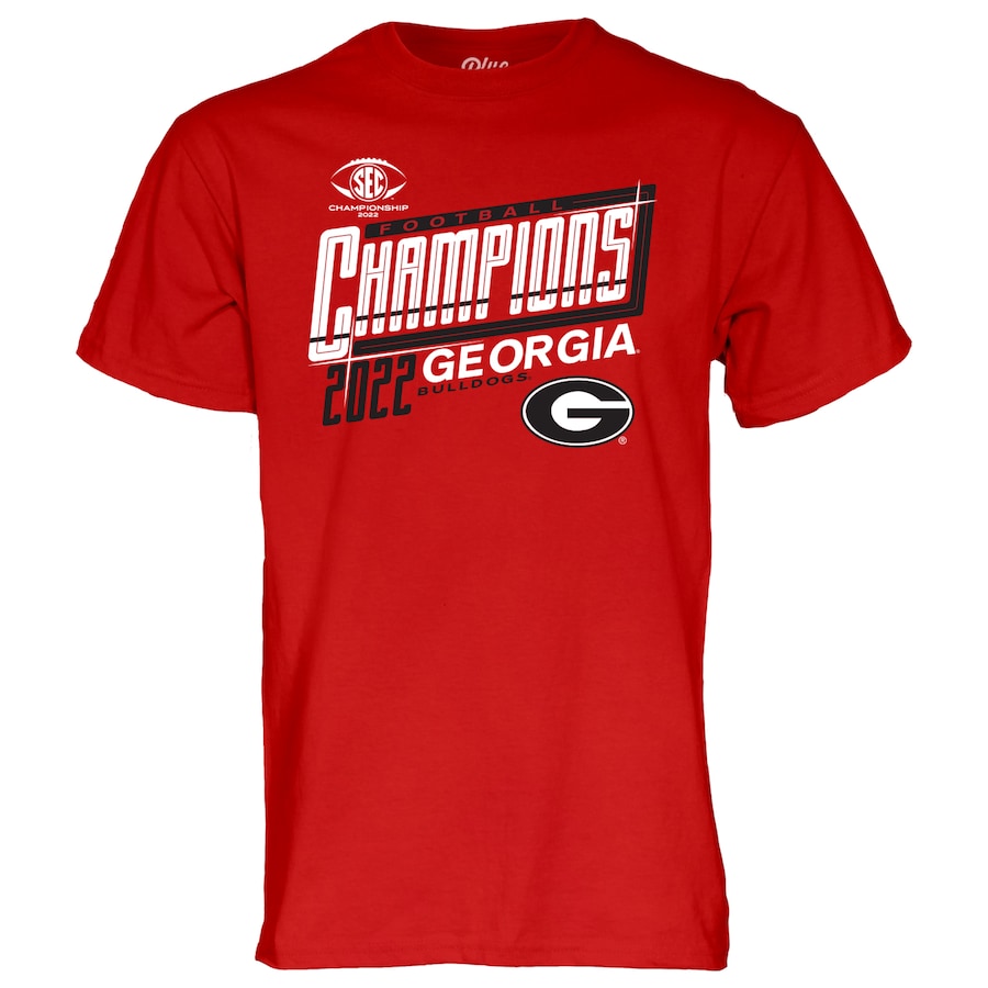 Georgia Bulldogs 2022 Sec Football Conference Champions Locker Room T-Shirt