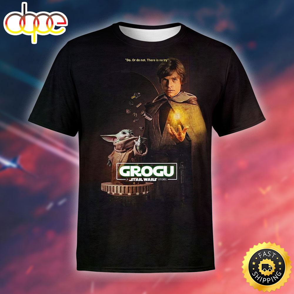 Grogu Star Wars Story All Over Print Shirt