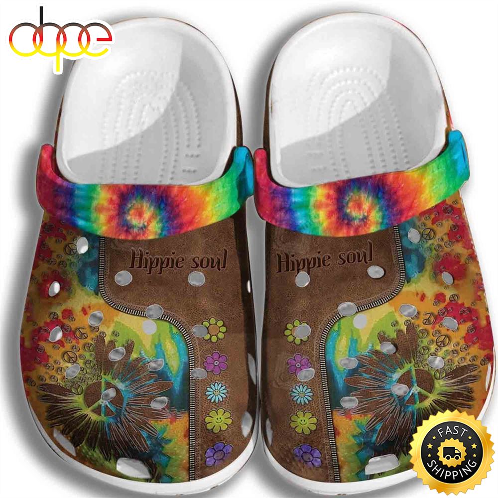 Hippie Soul Crocs Shoes Clogs Men Women Etbota