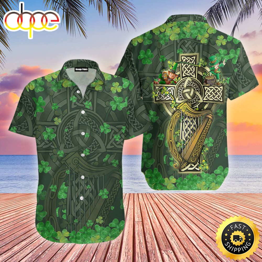 Irish Saint Patricks Day Patricksday Gifts Aloha Hawaiian Shirts