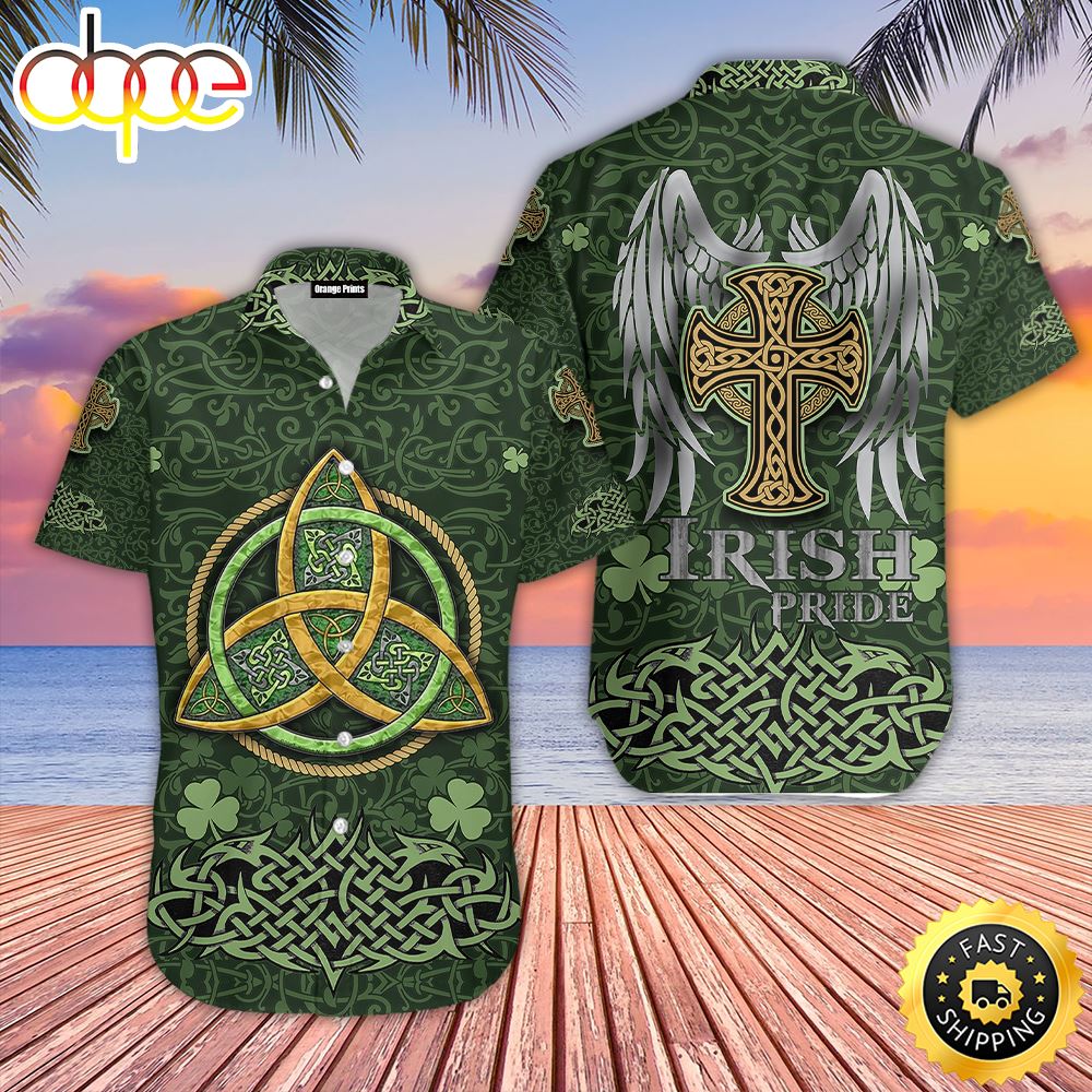Irish Saint St Patrick Day Patricksday Gifts Aloha Hawaiian Shirts 1