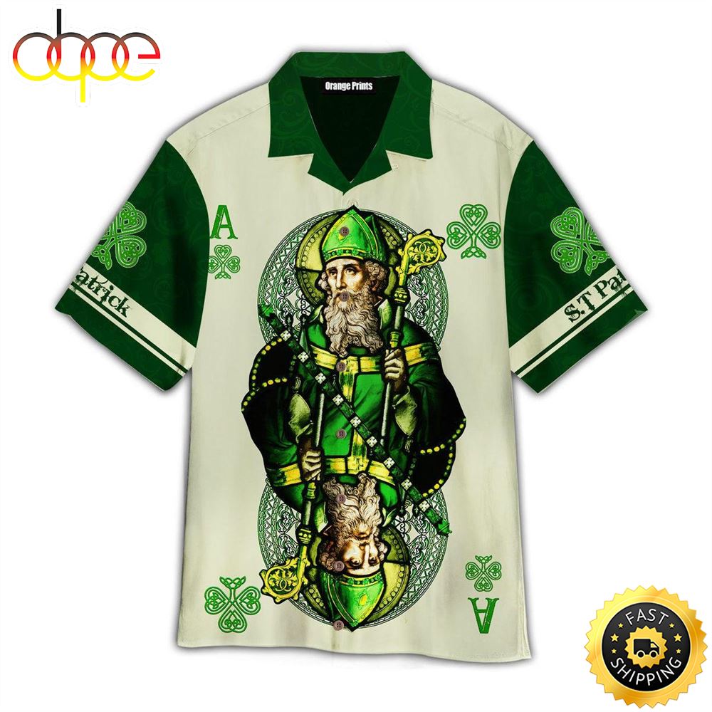 Irish St Patrick Day Patricksday Gifts Aloha Hawaiian Shirts 1