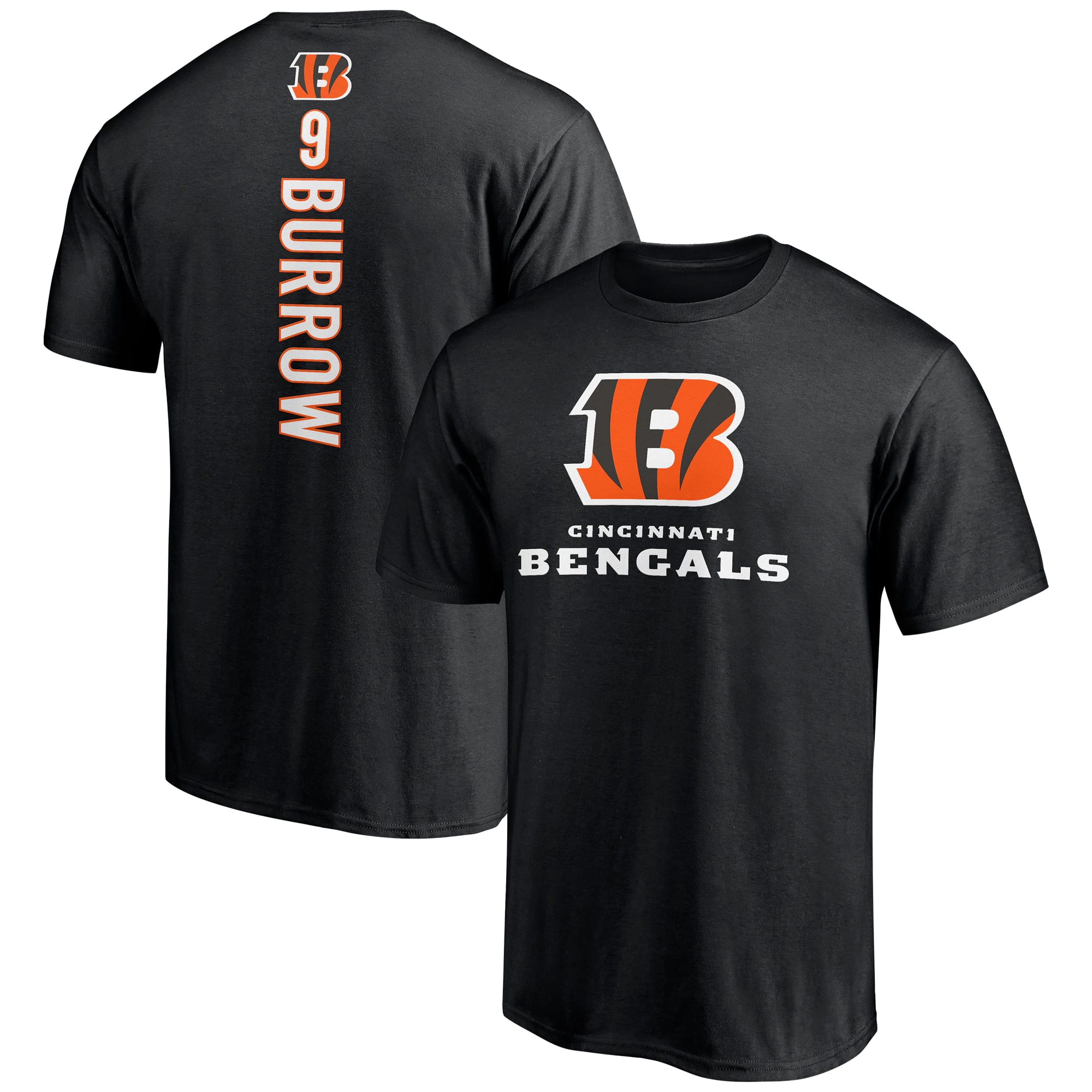 Joe Burrow Cincinnati Bengals Fanatics Branded Playmaker Black T Shirt