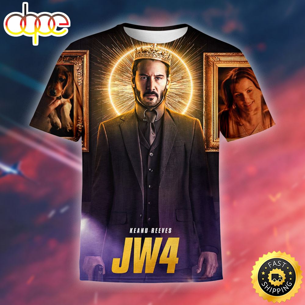 John Wick Chapter 4 Keanu Reeves All Over Print Shirt