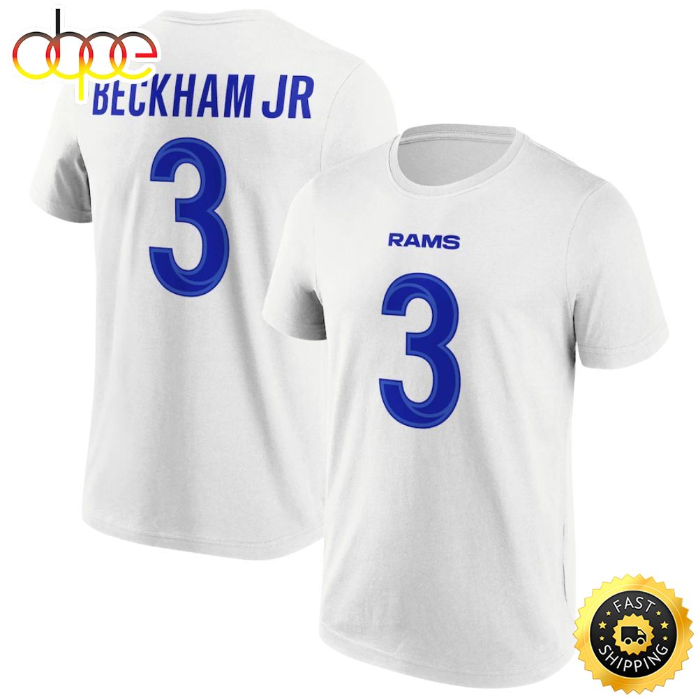 Los Angeles Rams Road Odell Beckham Jr 3 Mens T Shirt