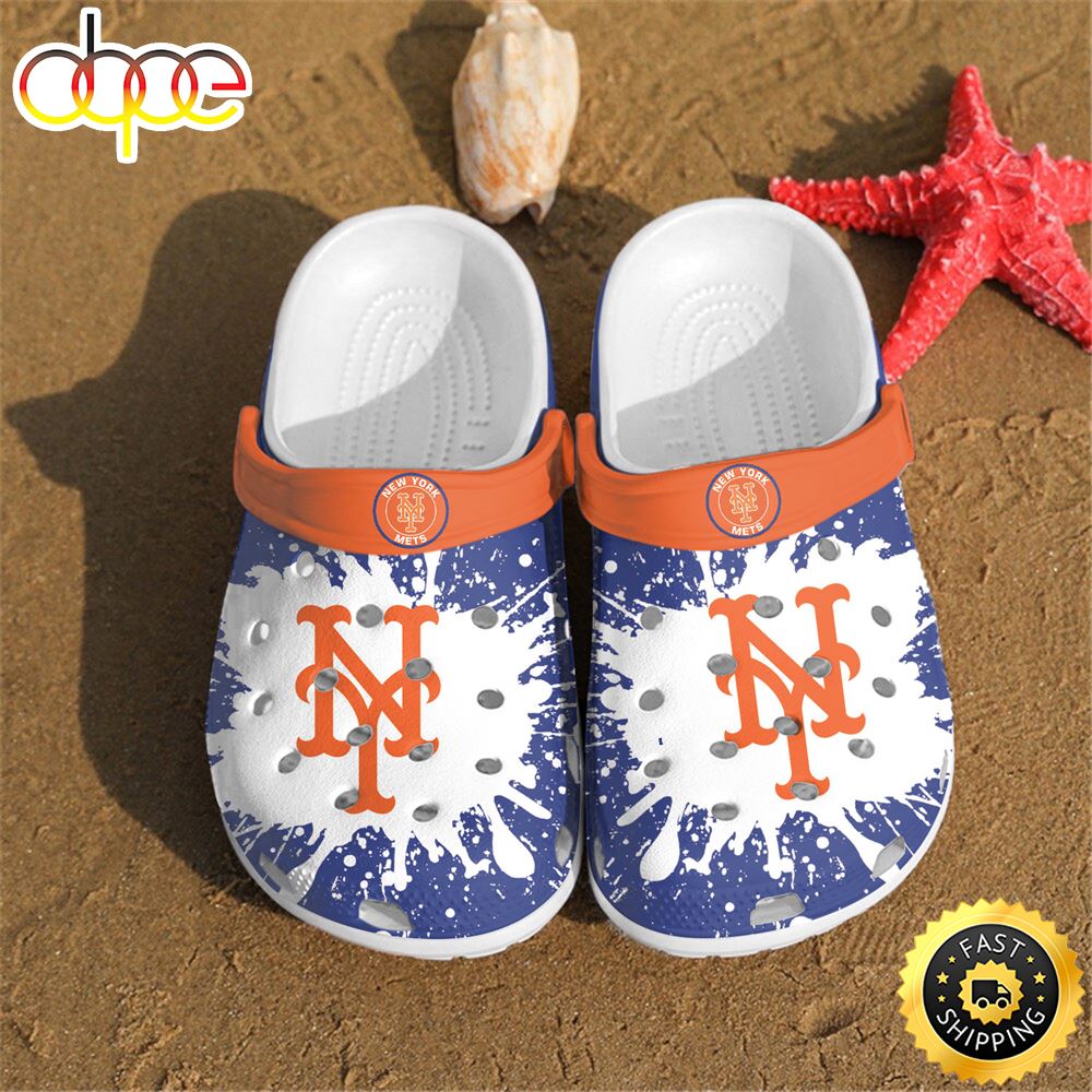 Baseball Crocs Personalized NY Mets Baseball Jersey Style Clog
