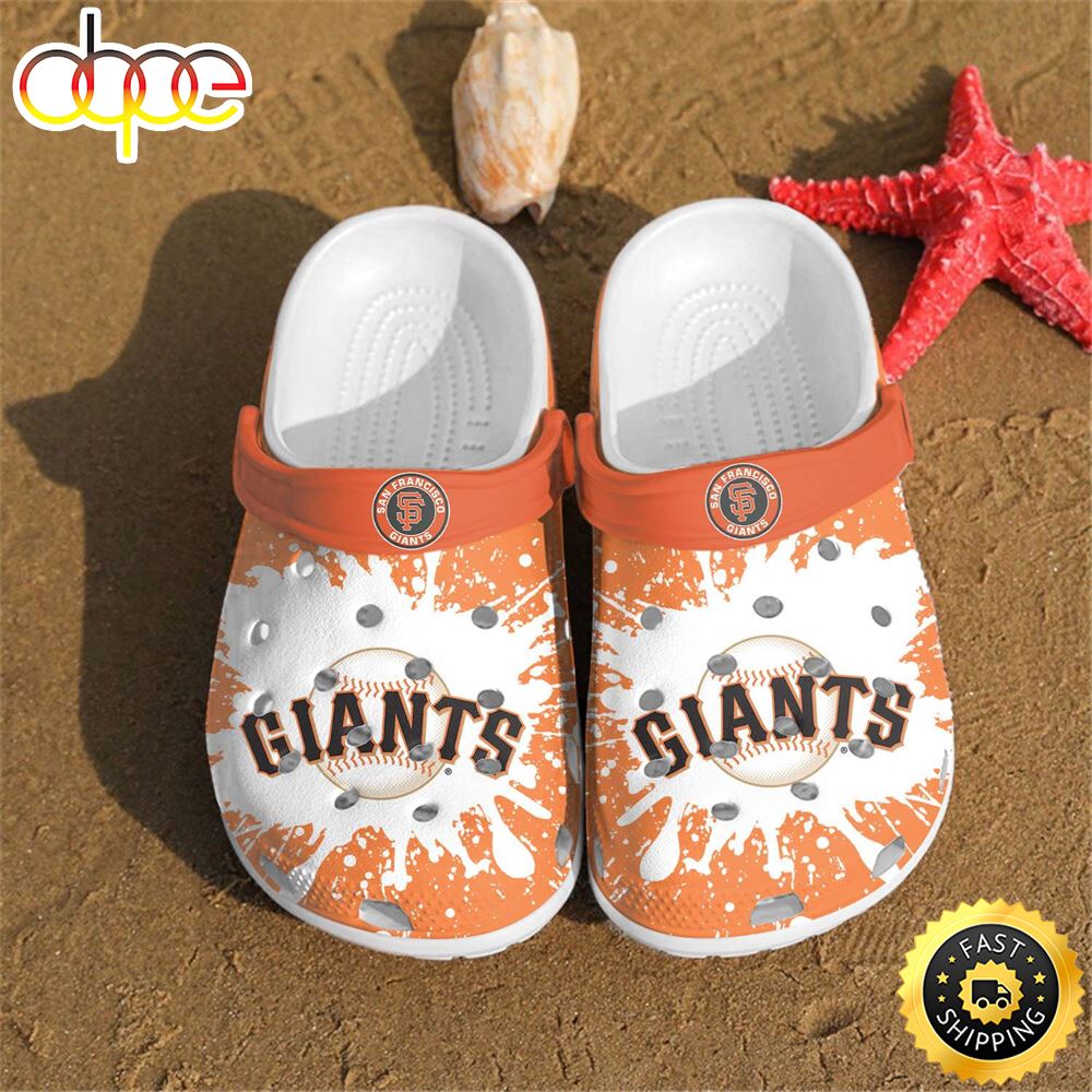 Baseball Crocs Personalized SF Giants Baseball Jersey Style Clog