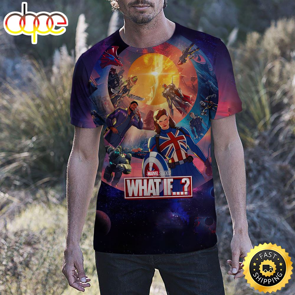 Marvel Studios What If One Question Changes Everything All Over Print Shirt