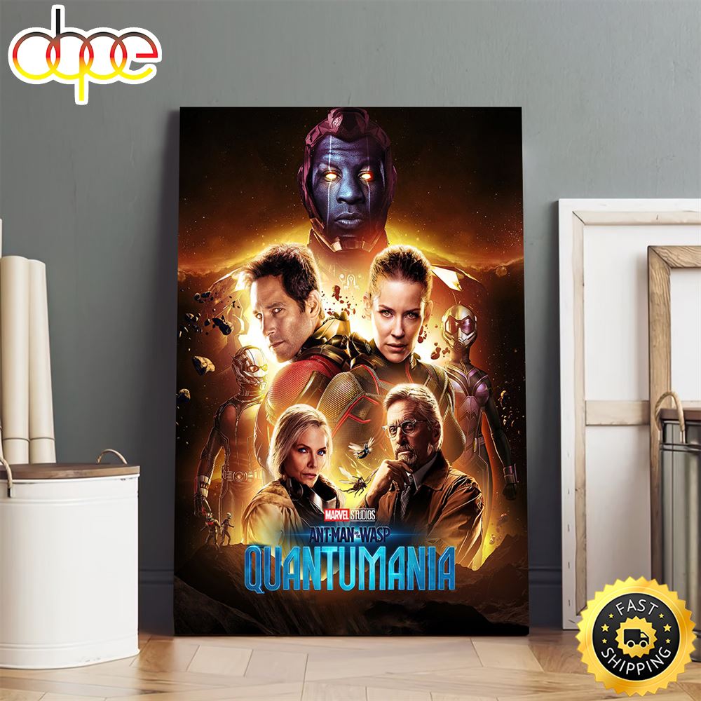 Marvel Studios Quantumania Ant-Man And The Wasp Poster Canvas
