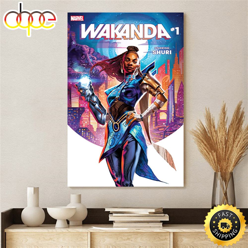 Marvel Wakanda Shuri Poster Canvas