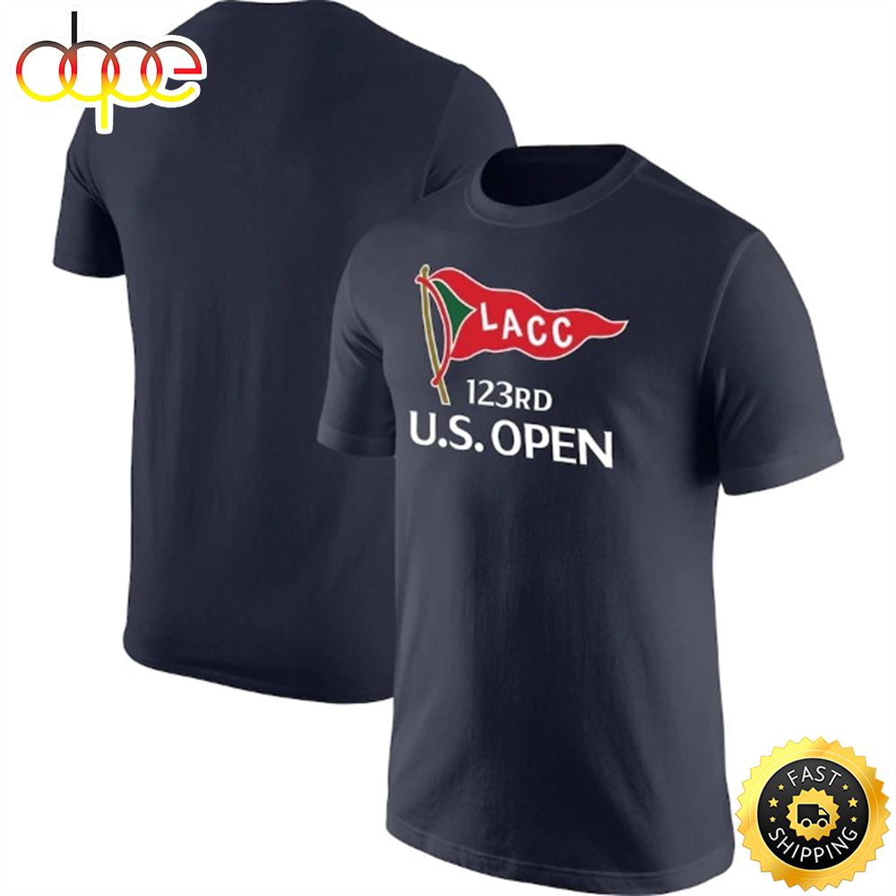 Men S 2023 U.S. Open Navy Core T Shirt