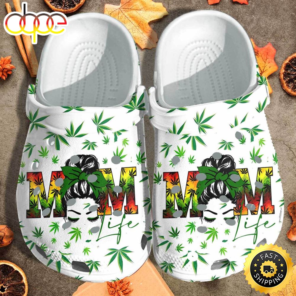 Mom Life Outdoor Crocs Shoes Clogs Birthday Gift For Daughter Mother Mfbvaq