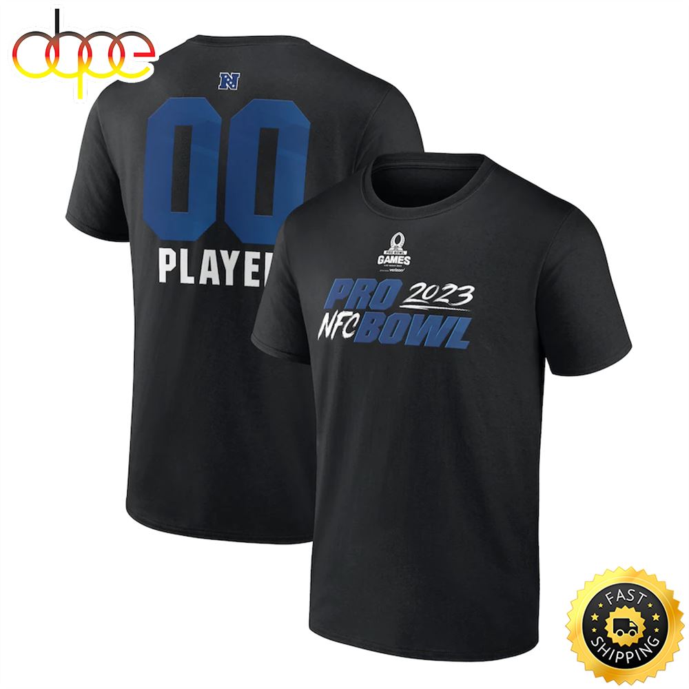 NFC Fanatics Branded 2023 Pro Bowl Pick A Player Black T Shirt