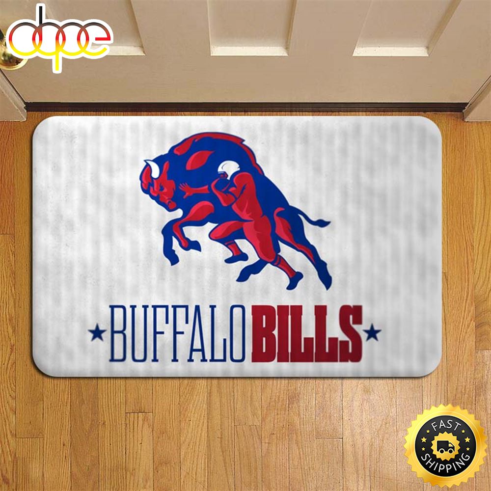 NFL Football Buffalo Bills NFL Football Rug Doormat Foot Door Mat Steps