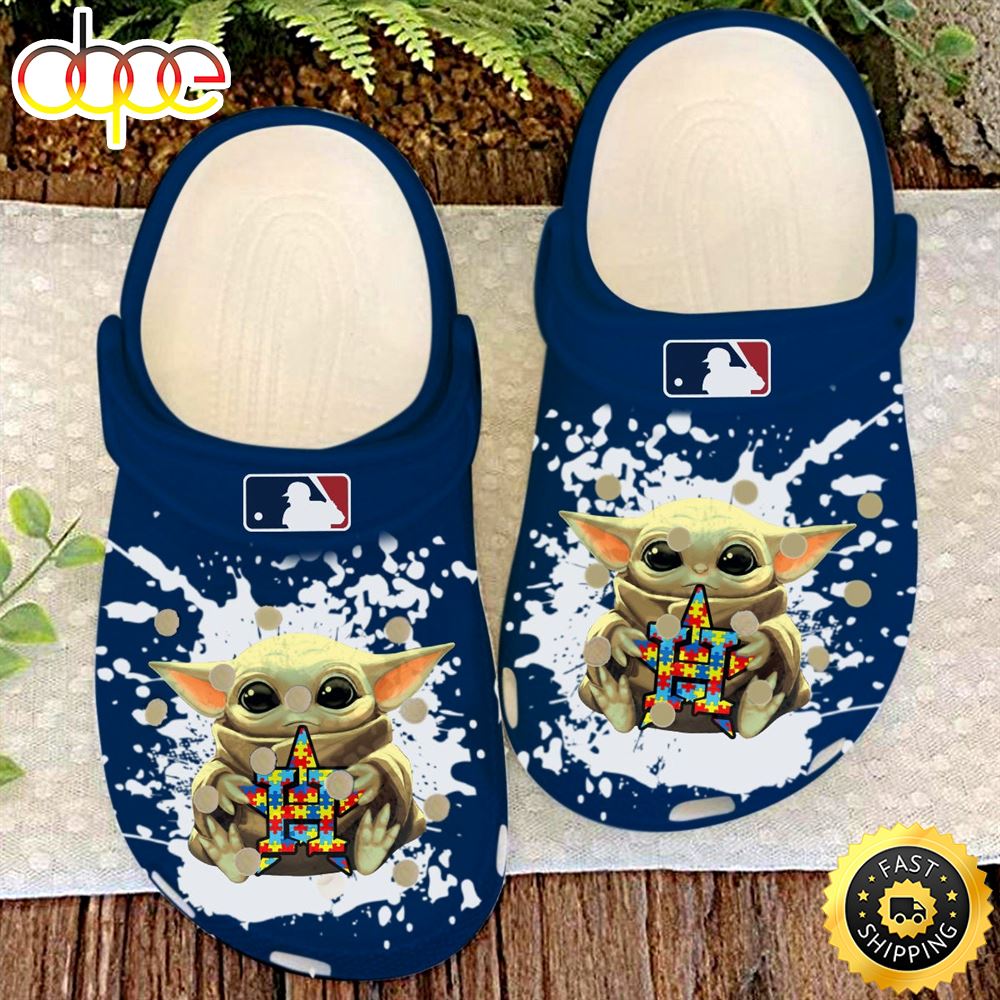 Houston Astros Crocs Clog Shoes For Mens Womens - T-shirts Low Price