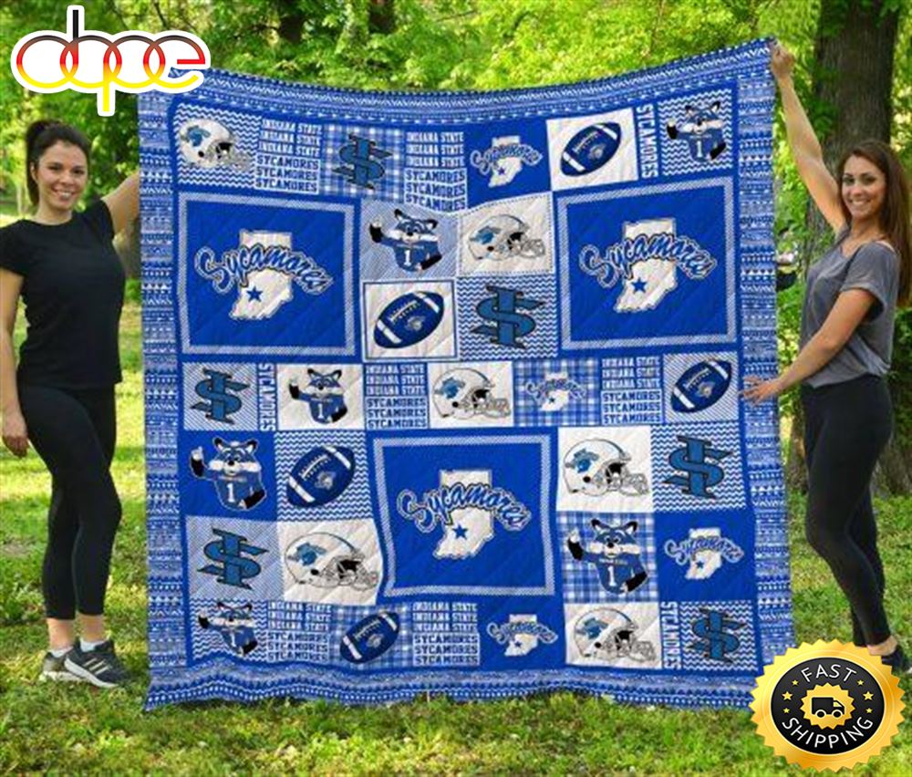 NFL Indiana State Sycamores Quilt Blanket