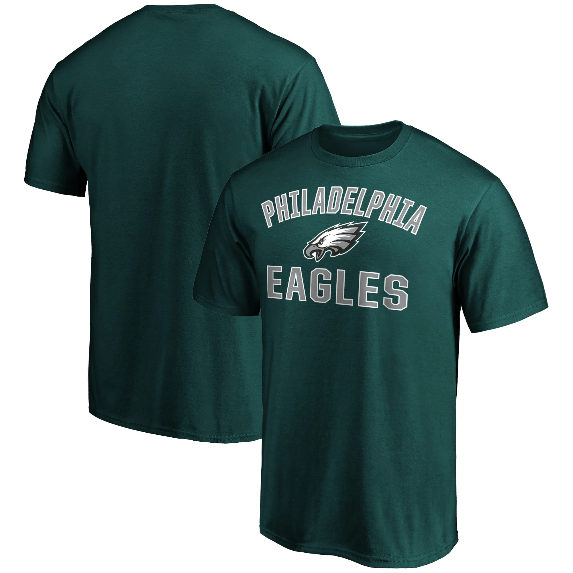 Philadelphia Eagles Fanatics Branded Victory Arch Midnight Green T Shirt