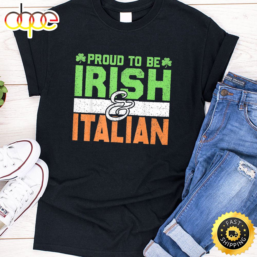St. Patrick S Paddys Day Irish Italian Green Shamrock Gift T Shirt