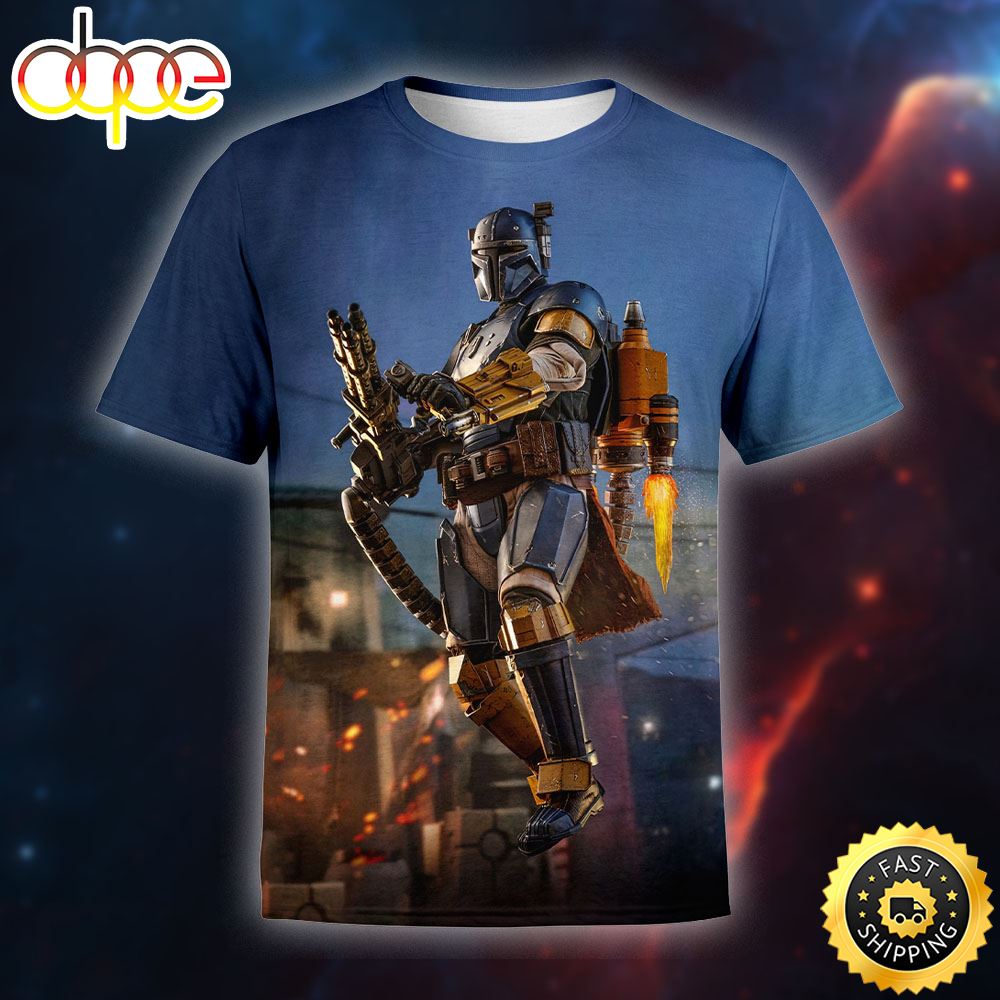 Star Wars Heavy Infantry Mandalorian All Over Print Shirt
