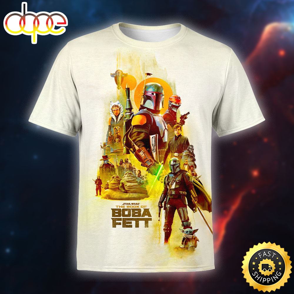 Star Wars The Book Of Boba Fett The Storm Is About To Break All Over Print Shirt