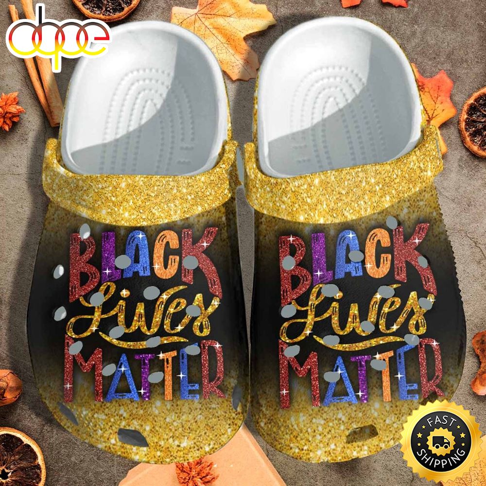 Vintage Black Lives Matter Crocs Clogs Gift For Girls Yarm1v