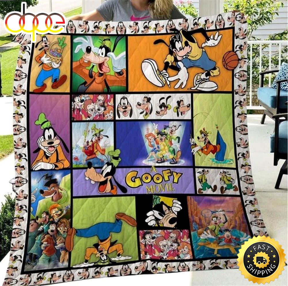 A Goofy Movie Disney Blanket Gift For Fans Movie Disney Emvpeg
