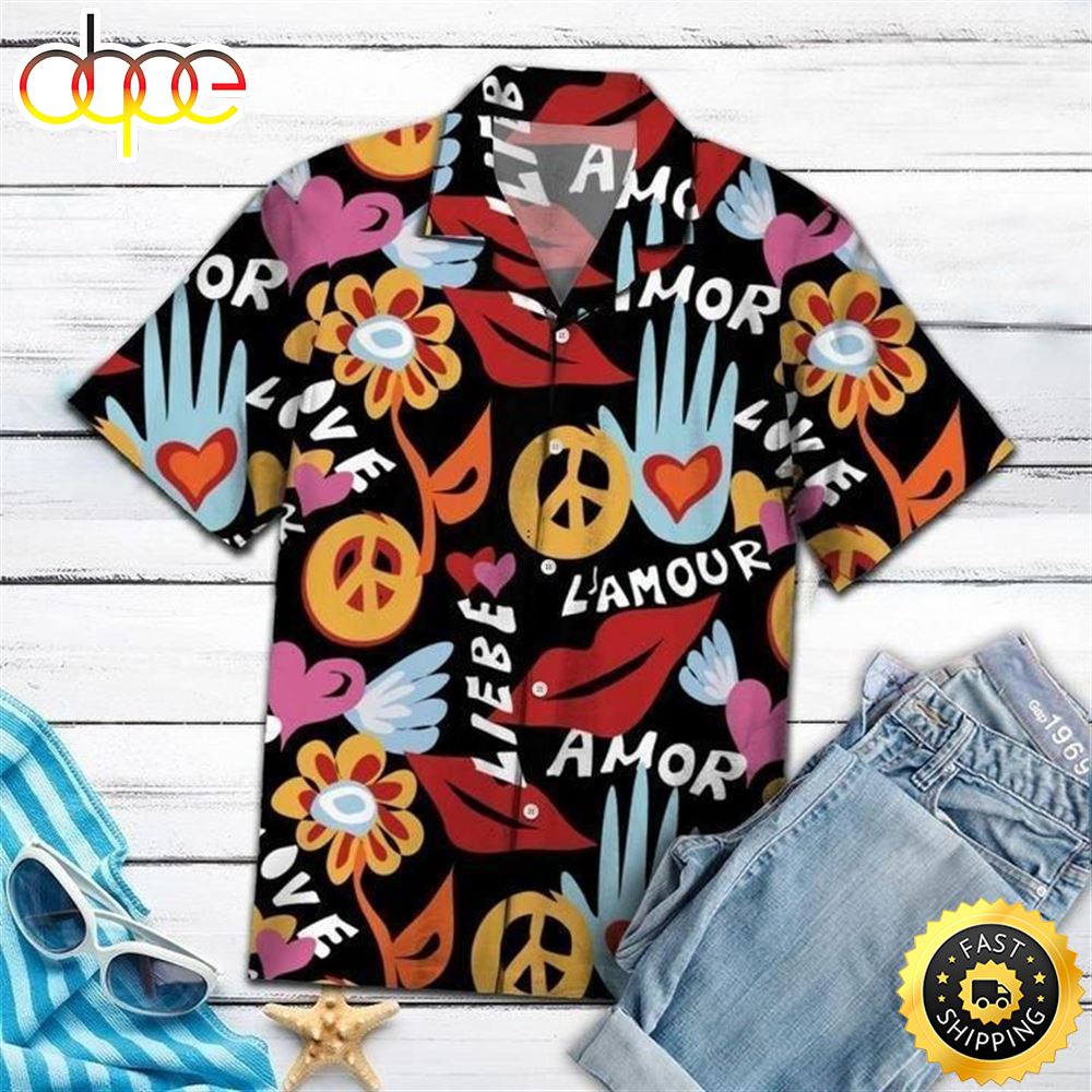 Amazing Hippie Hawaiian Shirt Beachwear For Men Gifts For Young Adults 1 Jeipo1