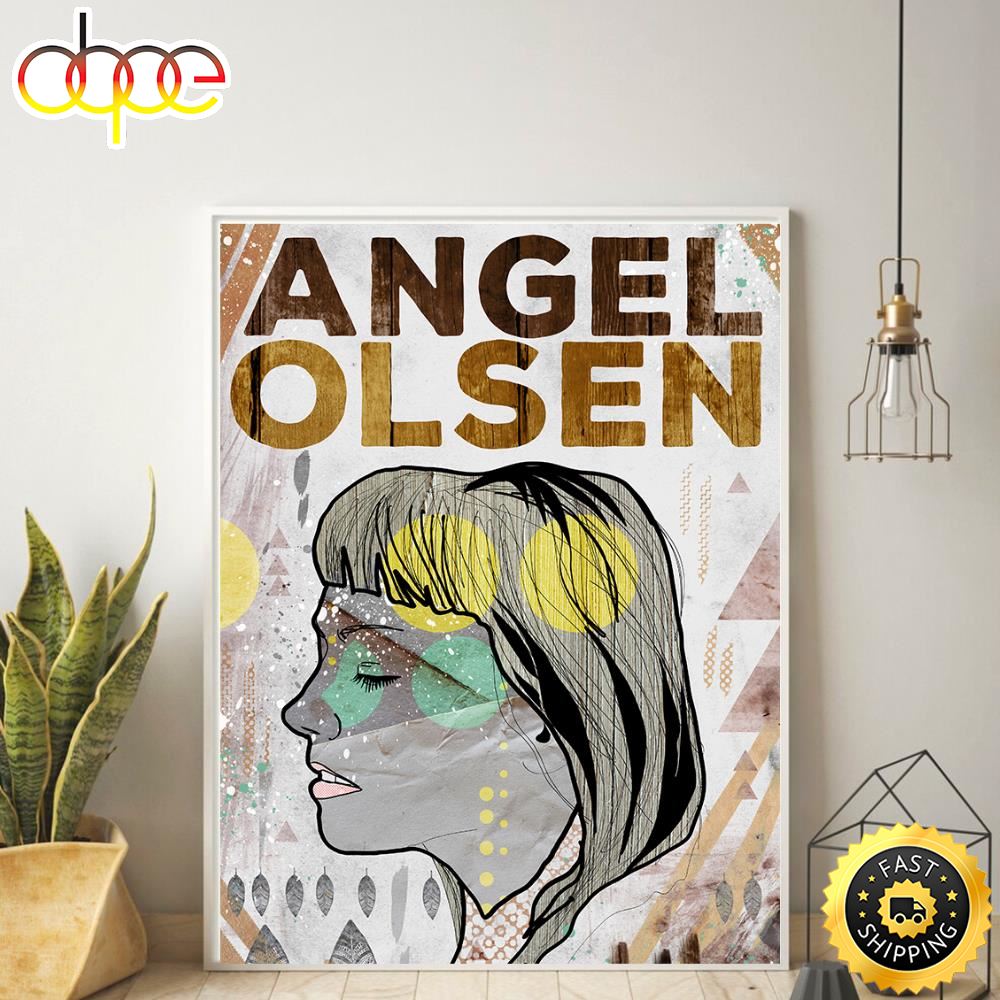 Angel Olsen Angel Olsen Winter Tour 2023 Canvas Poster Bphxtx