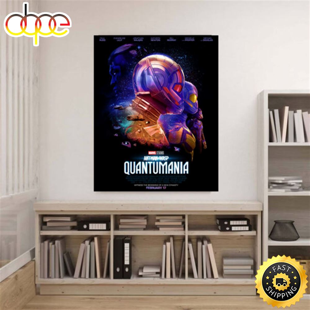 Ant Man And The Wasp Quantumania 2023 Movie Poster Canvas Ifh5id