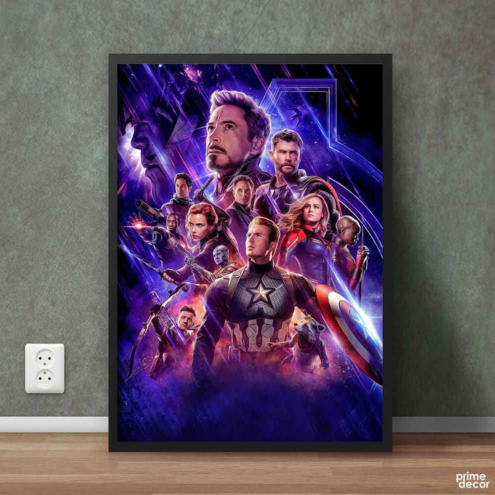 Avengers Endgame Marvel Movie Poster Wall Art  