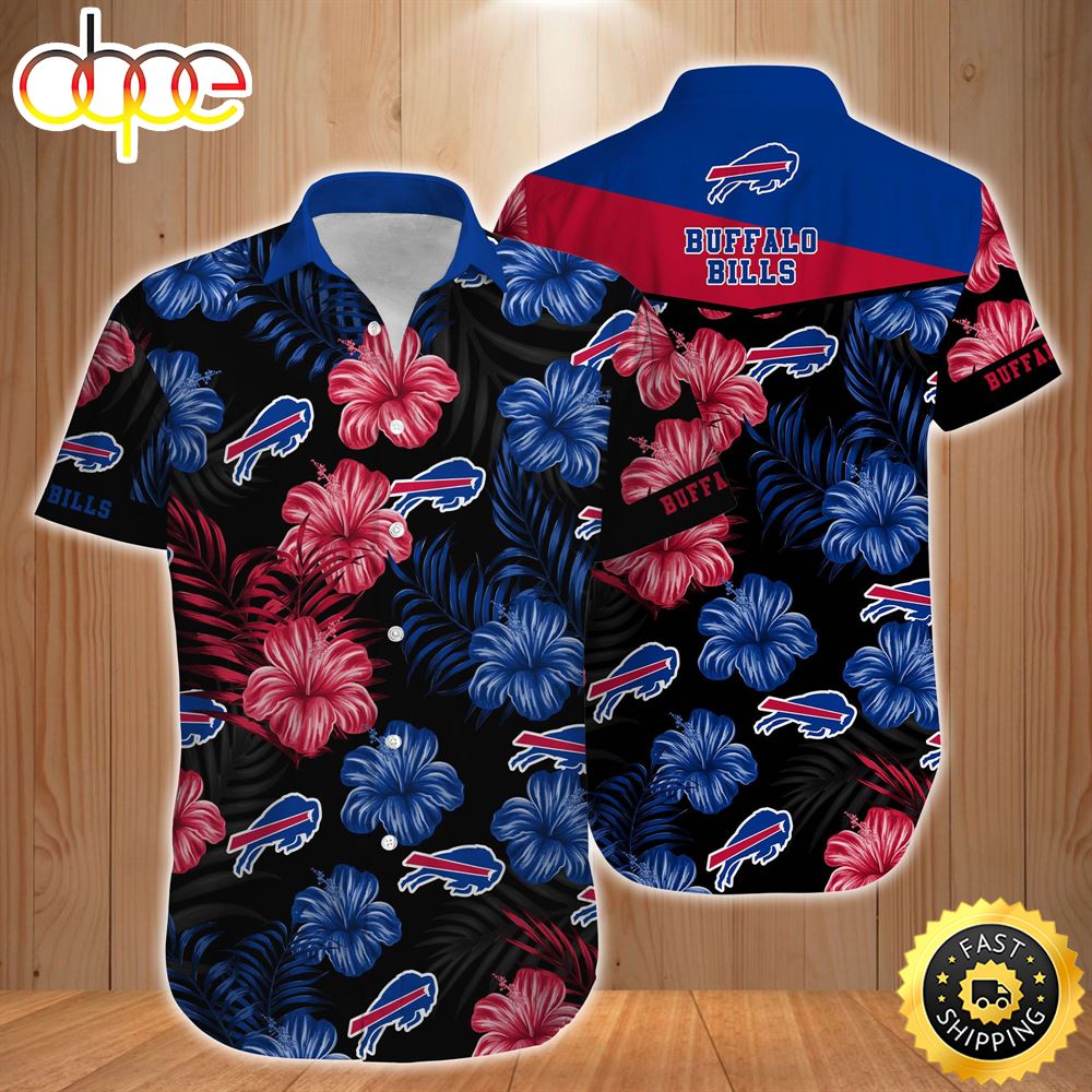 Buffalo Bills NFL Football Short Summer With Flower Graphic Hawaiian Shirt Addwj4