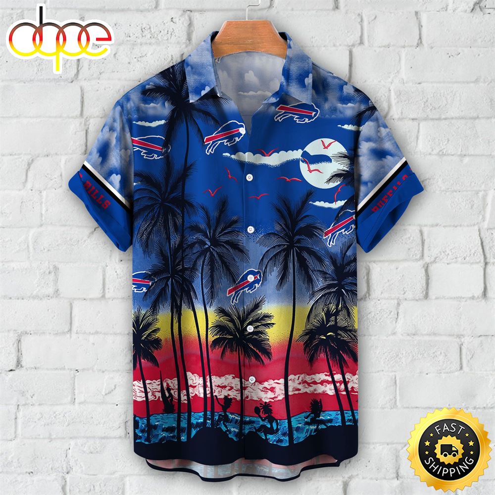 Buffalo Bills NFL Tropical Patterns This Summer Shirt New Trends Gift For Best Fan Hawaiian Shirt P4ig6d