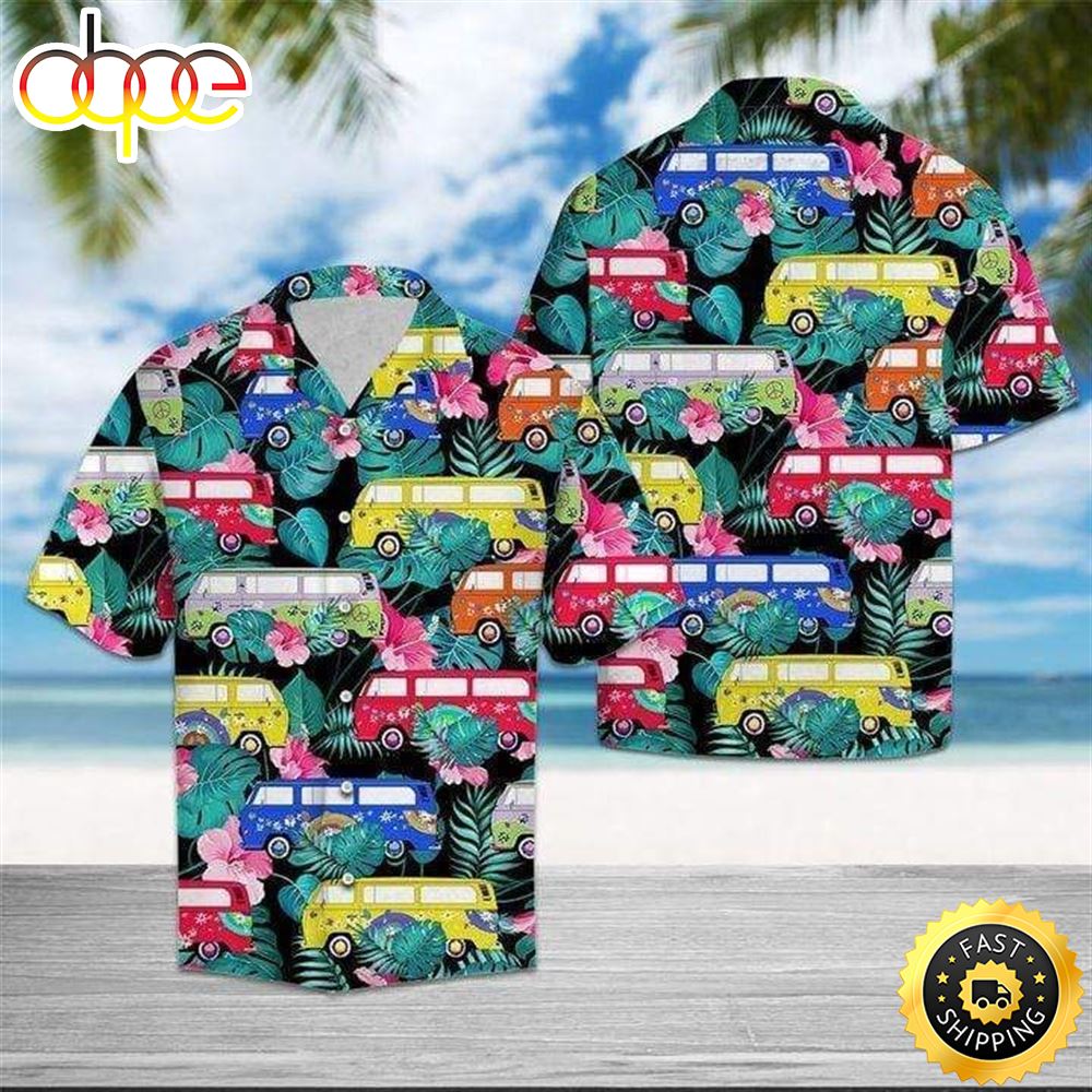 Bus Hawaiian Aloha Shirt Beachwear For Men Gifts For Young Adults 1 Ewrsla