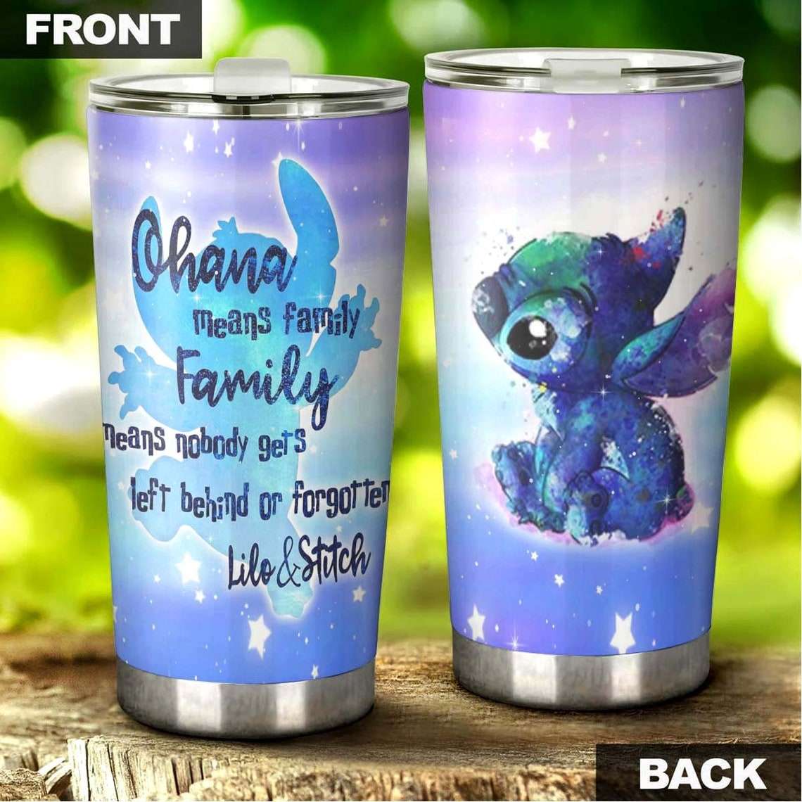 Disney Lilo & Stitch Ohana Means Family 42-Ounce Stainless Steel