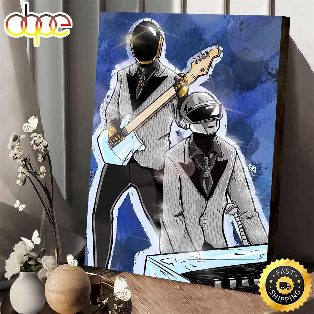 Daft Punk Lose Yourself To Dance 2020 Poster Canvas A3rf8k