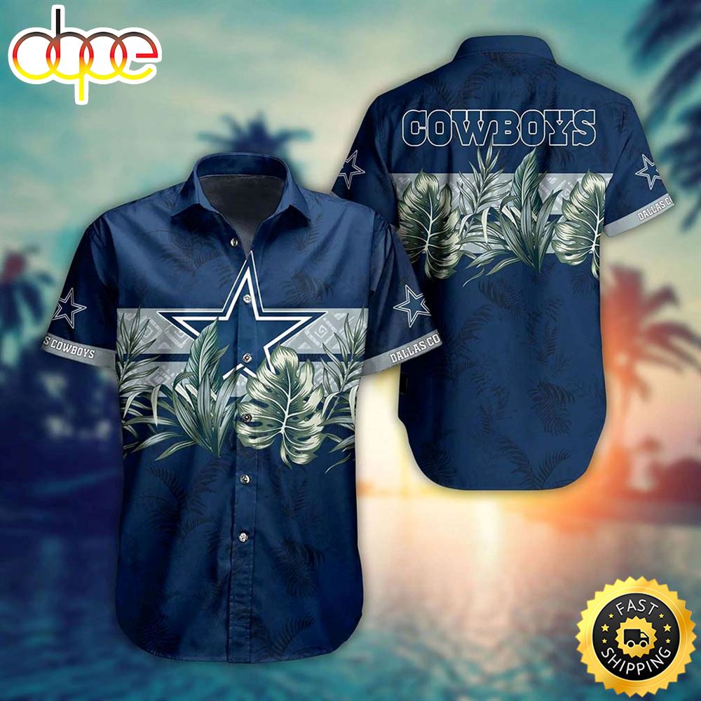 Beach Shirt Nfl Dallas Cowboys Star Symbols Pattern Hawaiian Shirt