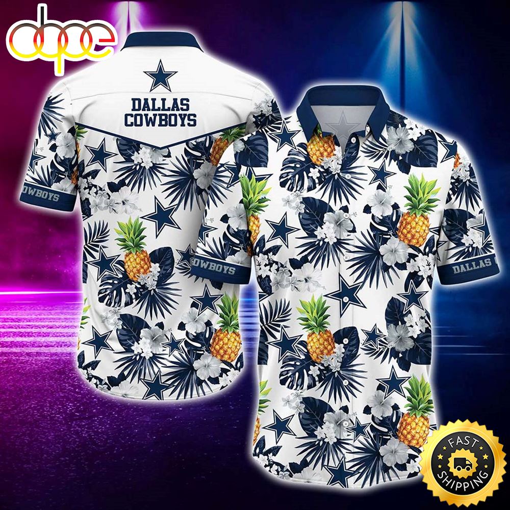 Dallas Cowboys NFL Tropical Pattern Graphic Hawaii Shirt For Best