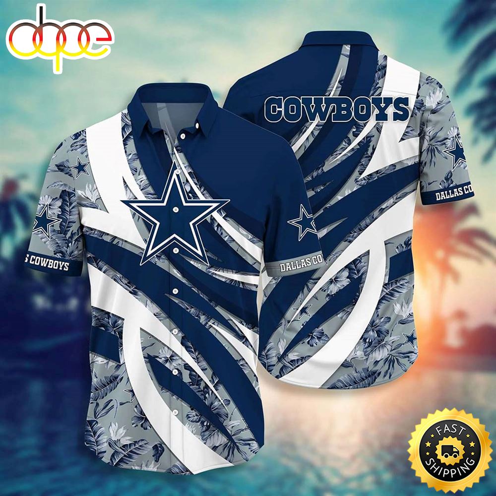 Dallas Cowboys NFL Tropical Pattern New Trend Summer For Sports Football Fans Hawaiian Shirt Oq6k3t