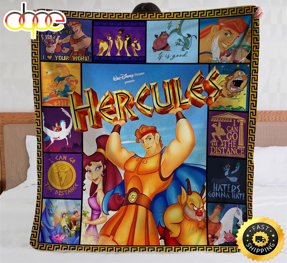 Disney Hercules Hero Blanket Gift For Fans Movie Disney Zw6t8i