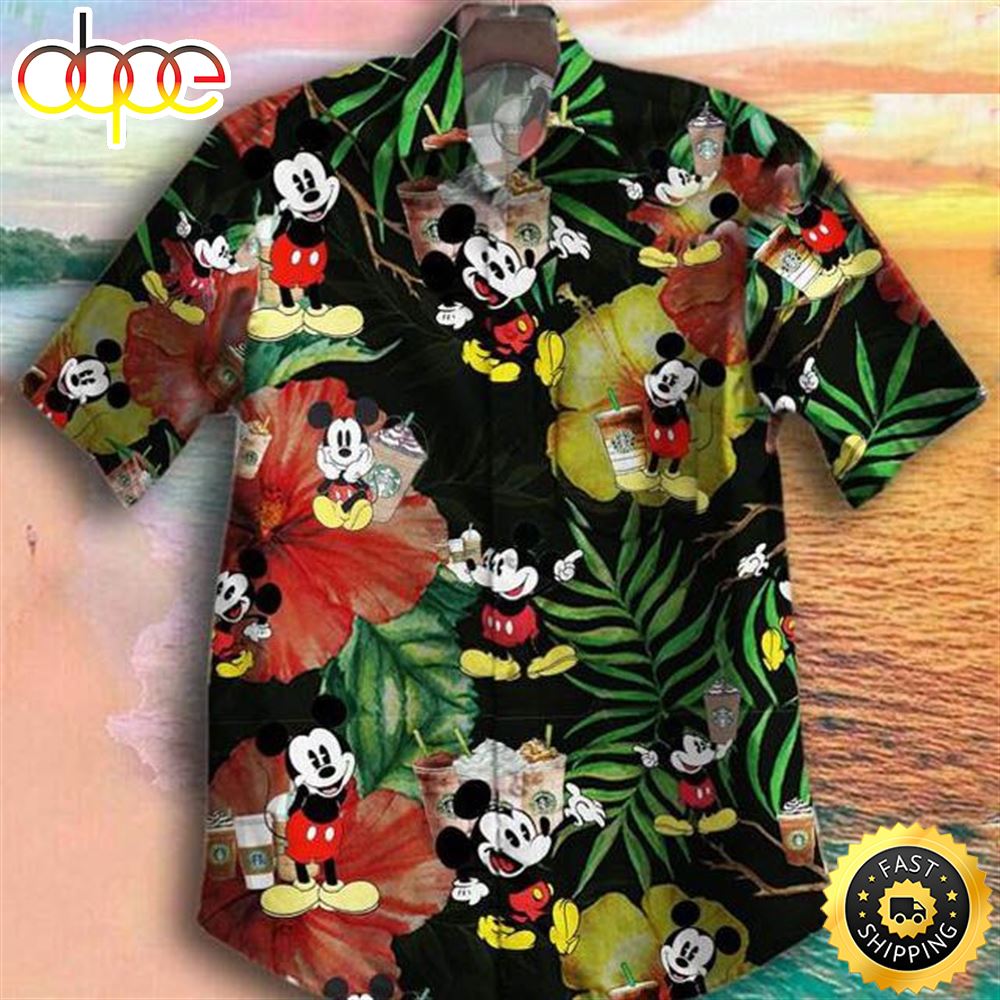 Disney Mickey Mouse Iii Hawaiian Shirt Wq4qjp