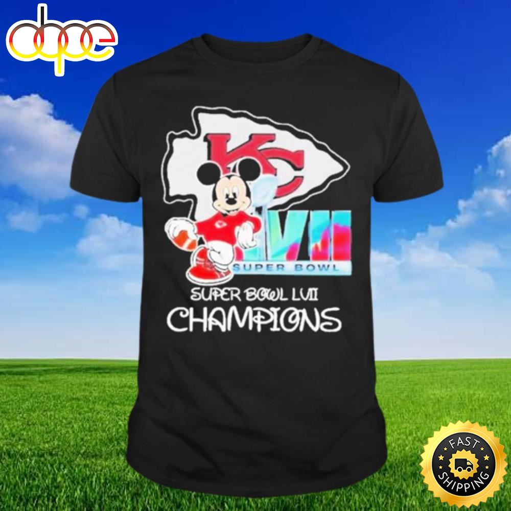 Disney Mickey Mouse Super Bowl Champions Kansas City Chiefs T Shirt Fvf52r