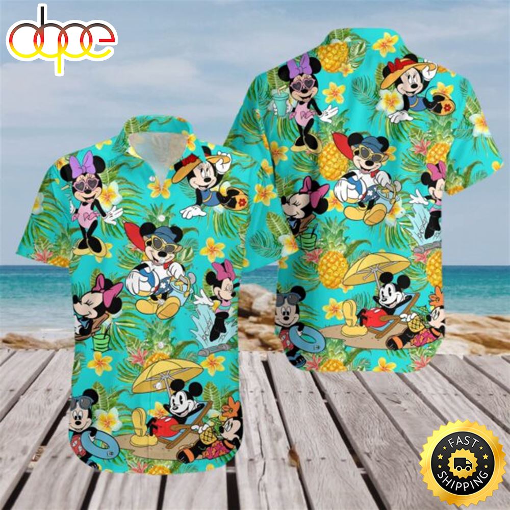 Disney Mickey Movie Disney Hawaiian Shirt Tuudq7