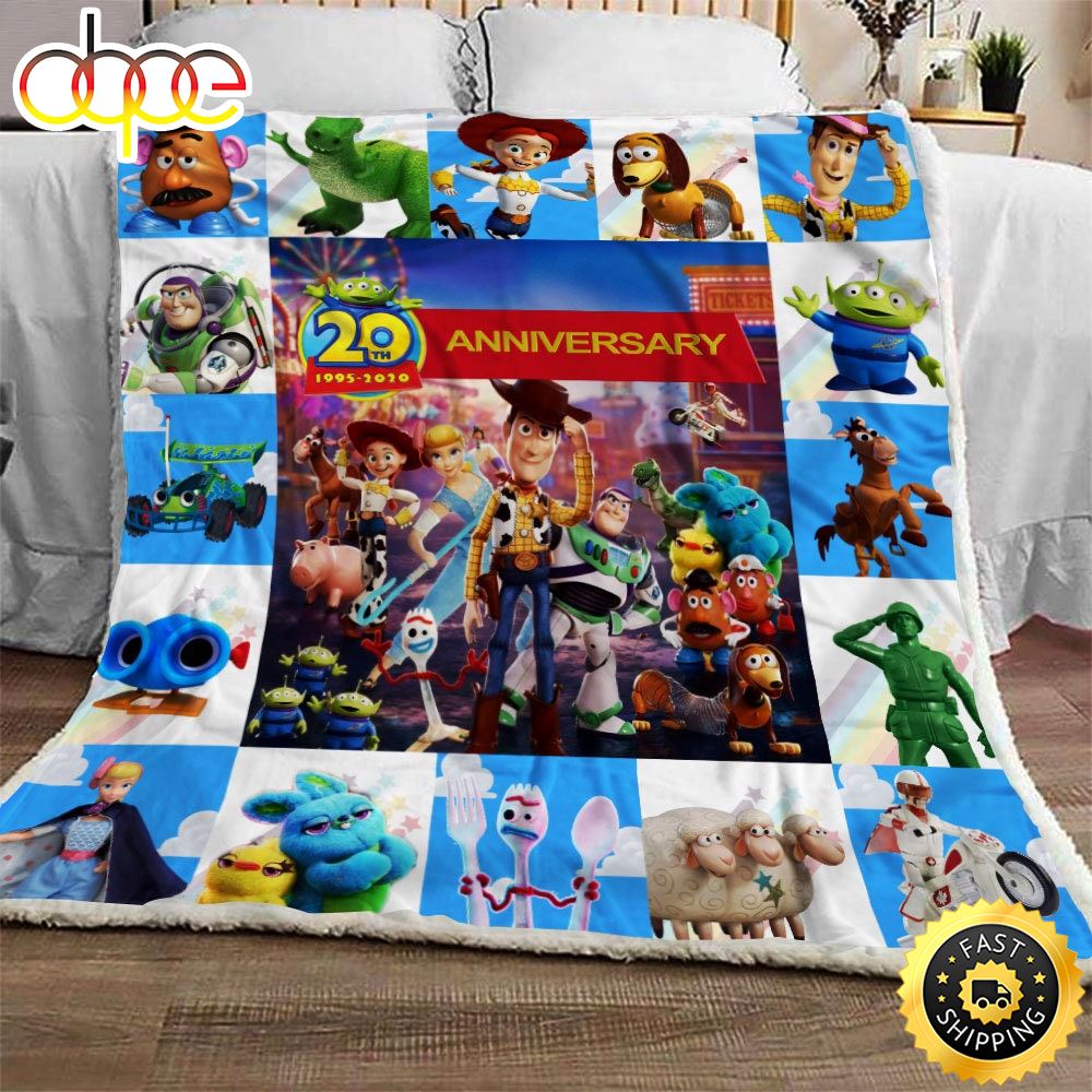 Disney Toy Story Blanket Gift For Fans Movie Disney Wyrqnj