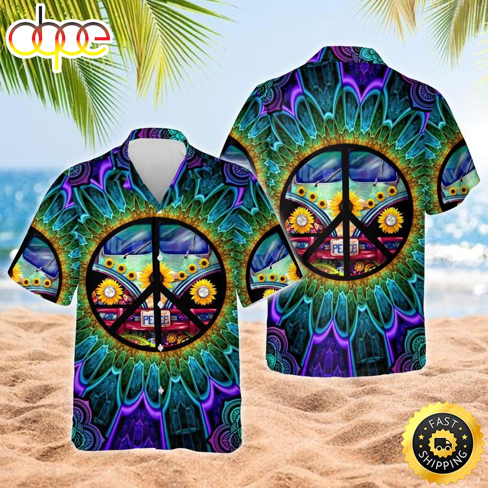 Every Little Thing Is Gonna Be Alright Hippie Hawaiian Shirt Beachwear For Men Gifts For Young Adults 1 Gmnn9q