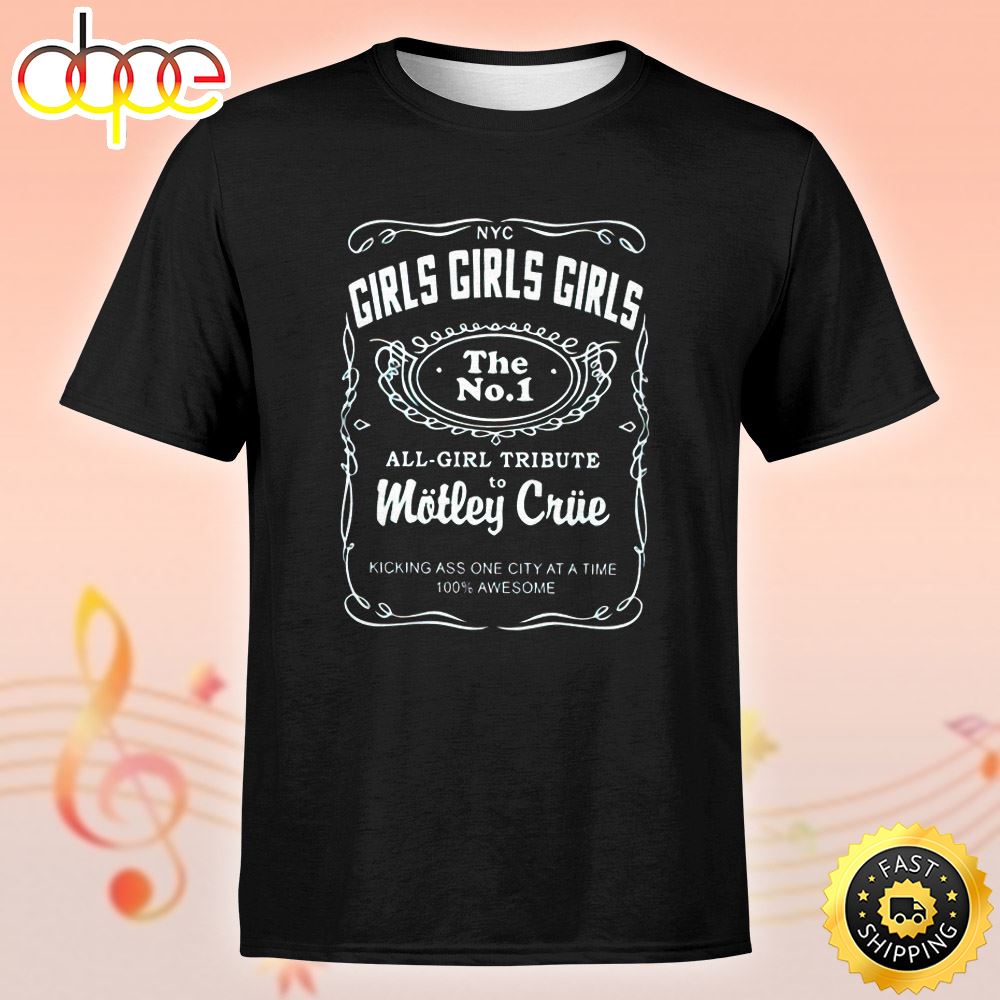 Girl Girl Girl The No 1 Motley Crue Letra Traducida Vintage Unisex Tshirt Dvwl1l